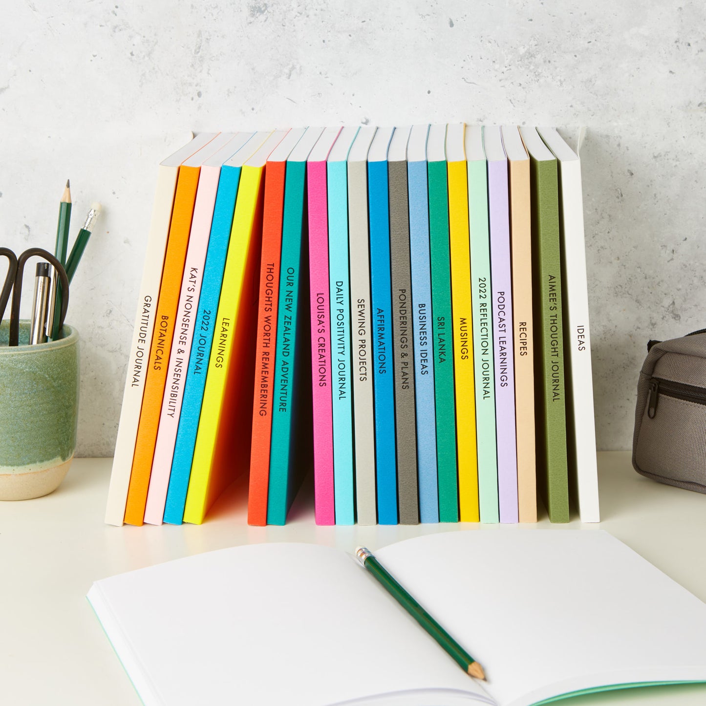 Personalised Notebook Hexagon A5 Perfect Bound - & So They Made