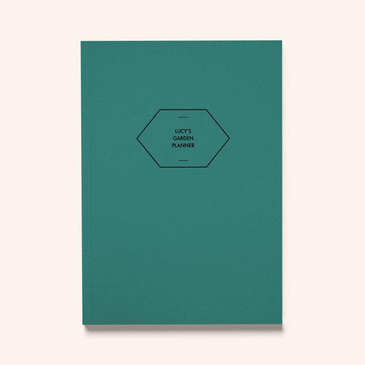 Personalised Gardeners Notebook Hexagon A5 Perfect Bound - & So They Made