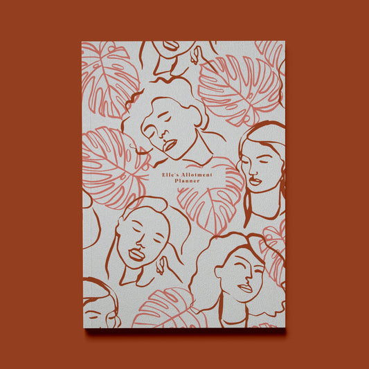 Personalised Gardeners Notebook Botanical Women A5 Perfect Bound - & So They Made