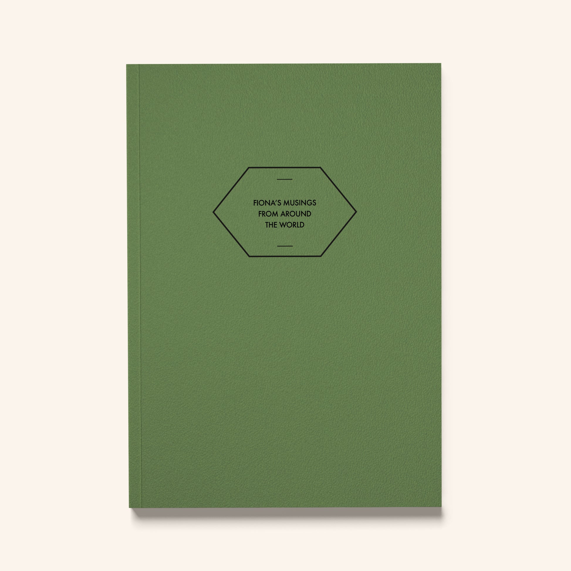 Personalised Notebook Hexagon A5 Perfect Bound - & So They Made