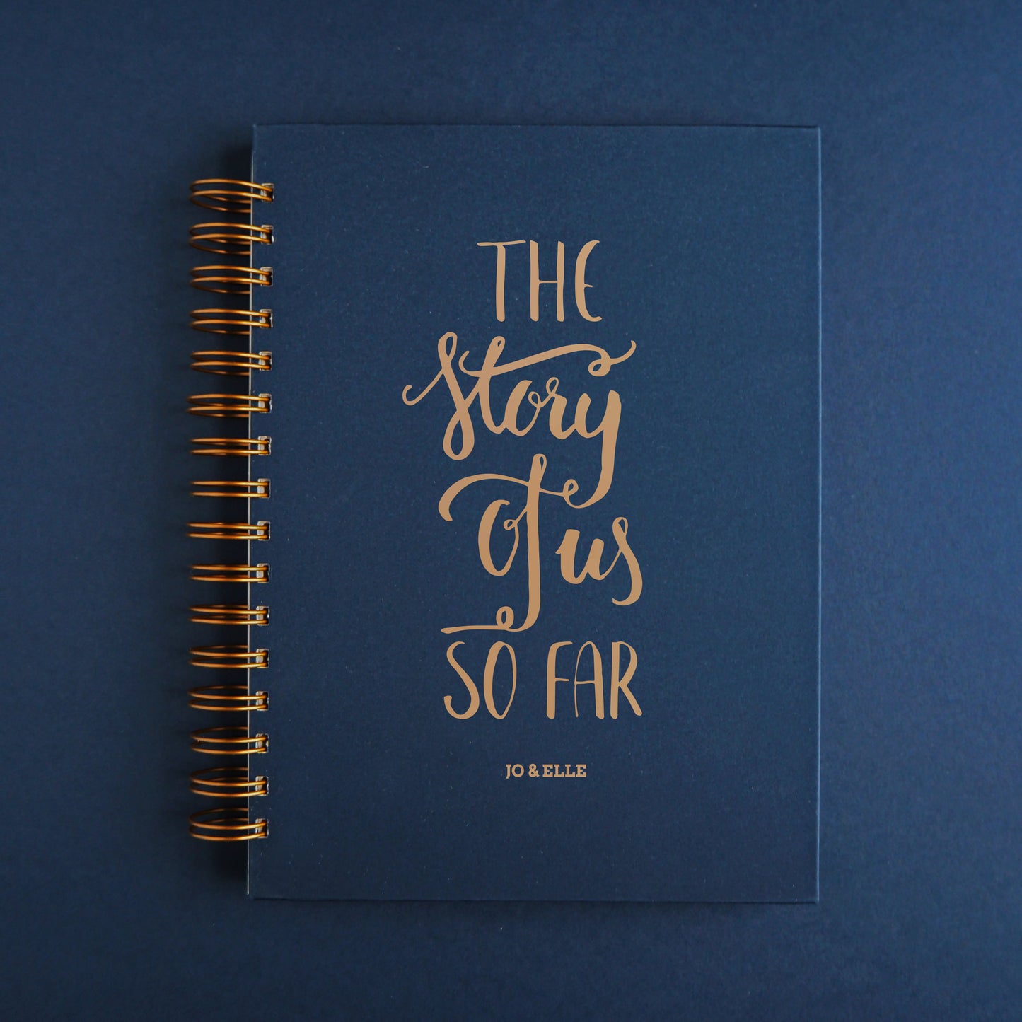 Personalised The Story Of Us So Far Memory Book - & So They Made