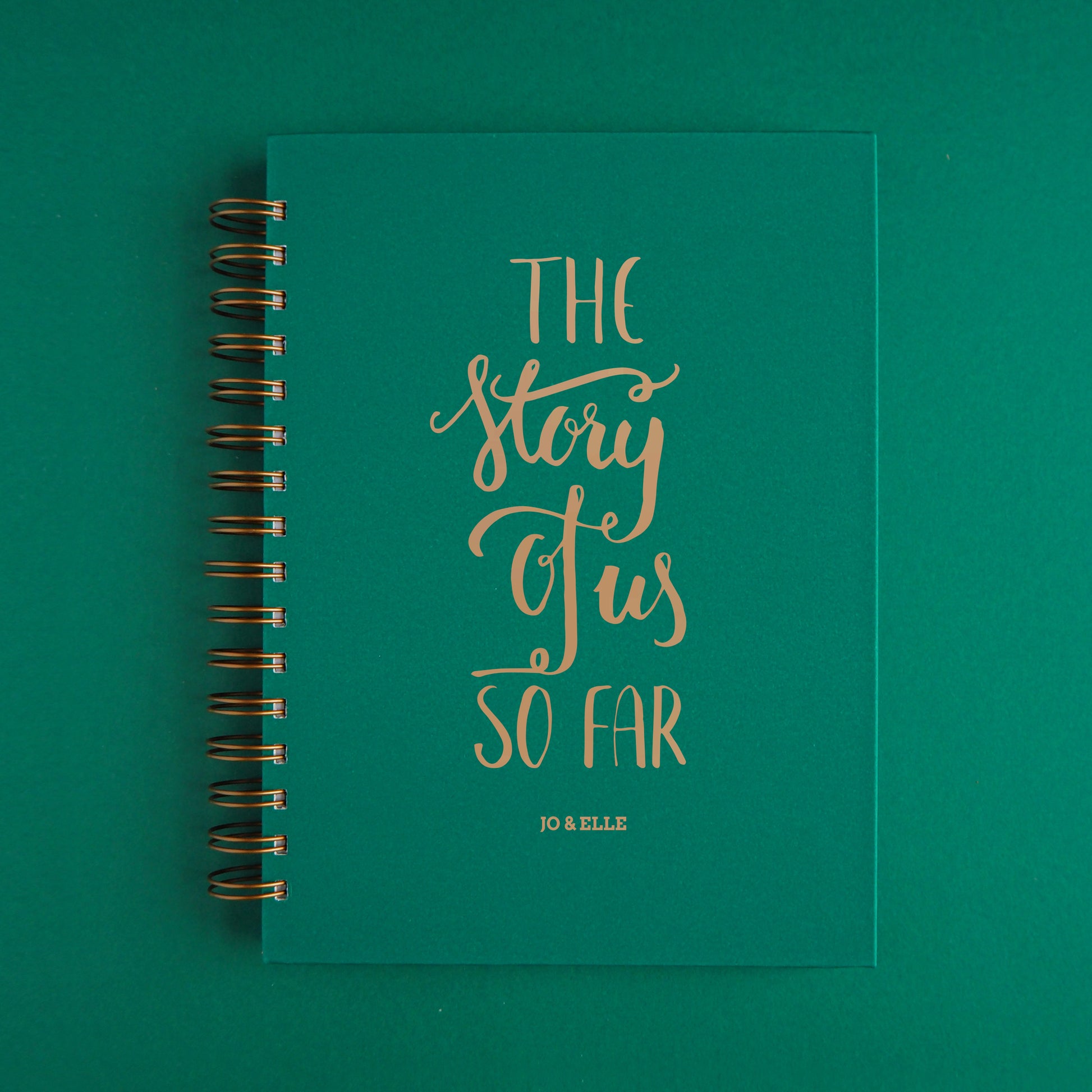 Personalised The Story Of Us So Far Memory Book - & So They Made