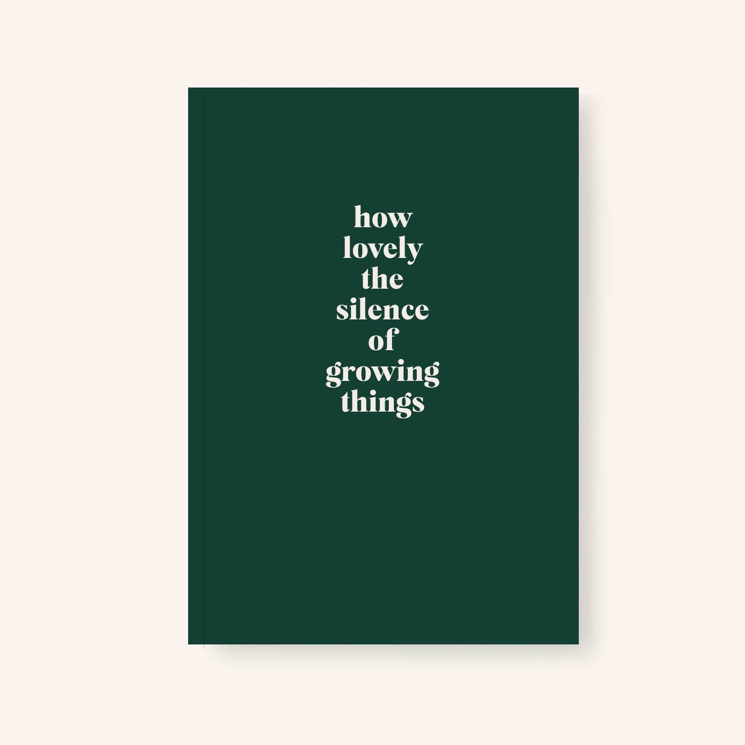 Personalised Gardening Notebook White Ink A5 Perfect Bound - & So They Made